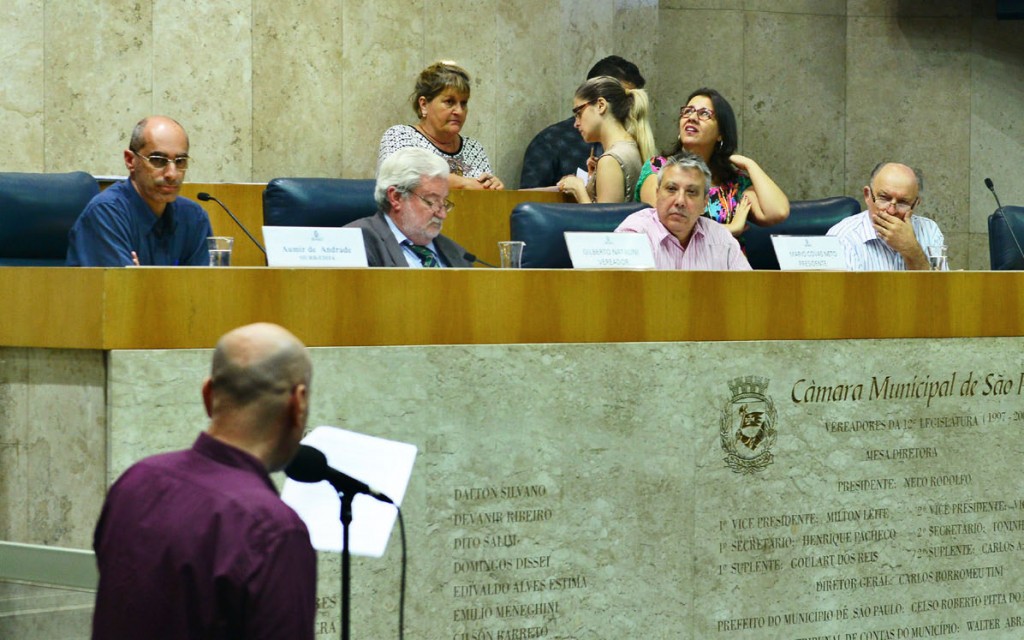INÍCIO - Primeira audiência pública sobre o Código de Obras ocorreu em 15 de outubro. Foto: Fábio Lazzari/CMSP